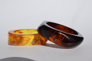 Bangle Amber Swirl